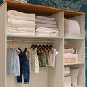 Ver imagem 5 de Quarto Infantil CB1495 com Cama Guarda-Roupa e Mesa MDP BP Argila-Jequetiba Kappesberg