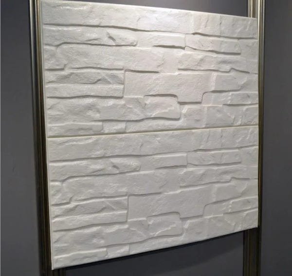 Painel 3D auto-adesivo Stone Pedra Espuma 60x60cm - 1