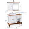 Gabinete para Banheiro 2 Portas com Cuba e Espelheira Dália 3058 Linz Móveis - 6