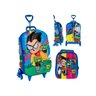 Mochila Escolar 3d Com Lancheira Maxtoy Teen Titans Go 2020 - 1