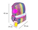 Ver imagem 2 de Mochila Escolar Juvenil Colorida Pompom Glitter Clio 2020