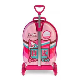 Mochila Escolar 3d Rodinha Lancheira Hello Kitty Cheerleader 2020 - 5