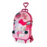 Mochila Escolar 3d Rodinha Lancheira Hello Kitty Cheerleader 2020 - 3