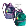 Mochila Paetê Lantejoula Unicórnio Muda De Cor Cg2035 Roxa - 1