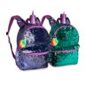 Mochila Paetê Lantejoula Unicórnio Muda De Cor Cg2035 Roxa - 4