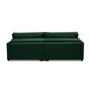 Ver imagem 7 de Sofá Sem Caixa Retrátil Reclinável 2,10m Karen Veludo Verde Adonai Estofados