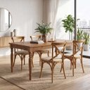 Ver imagem 1 de Mesa de Jantar 160x90 Madeira Maciça Freijó