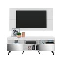 Ver imagem 2 de Rack com Painel Tv até 65" Espelho e Pés Retrô Multimóveis