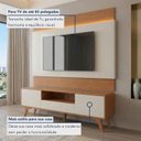 Ver imagem 5 de Rack com Painel para TV até 65 Polegadas 185cm x 187cm com LED 100% MDF Pés em Madeira Maciça Ares