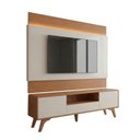 Ver imagem 2 de Rack com Painel para TV até 65 Polegadas 185cm x 187cm com LED 100% MDF Pés em Madeira Maciça Ares