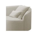 Ver imagem 5 de Divã Recamier Curvo Sala de Estar Inglaterra Lado Esquerdo 150cm Linho Bege - Incasa Decor