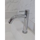 Ver imagem 4 de Torneira de Mesa Banheiro Cromado Água Fria Monocomando