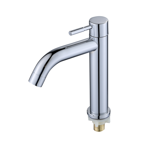 Torneira de Mesa Banheiro Cromado Água Fria Monocomando