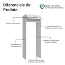 Ver imagem 3 de Porta-geladeira 83 Cm 1 Porta Basculante Branco Agata Madesa