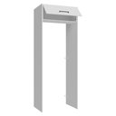 Ver imagem 7 de Porta-geladeira 83 Cm 1 Porta Basculante Branco Agata Madesa