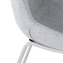Ver mais imagens de Cadeira Estofada Aimê 42 Cm X 54 Cm Cinza