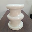 Ver imagem 3 de Banqueta Banco Decorativo Jardim Gardem Cerâmica 45x33x33cm Creme