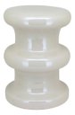 Ver imagem 1 de Banqueta Banco Decorativo Jardim Gardem Cerâmica 45x33x33cm Creme