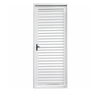 Porta Palheta de Alumínio Lado Direito 210x80cm Branco Top Esquadrias - 2