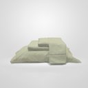 Ver imagem 2 de Jogo de Cama Lençol 400 Fios Queen P. Palito 4 Pçs Marfim Casa Dona