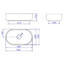 Ver imagem 3 de Cuba de Apoio Deca Slim Oblonga 50cm Branco L.14050.17