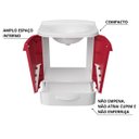 Ver imagem 5 de Gabinete Suspenso para Banheiro com Lavatório Vermelho | 2 Portas | Astra