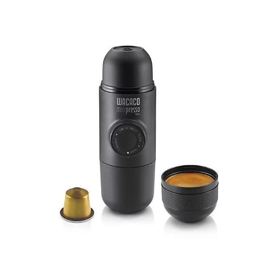 Cafeteira Portátil Wacaco Minipresso Ns Manual Preta Expresso 70 Ml