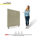 Ver imagem 3 de Cabeceira Cama Box Casal Queen Size Itália 160cm Bege