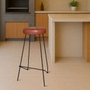 Ver imagem 4 de Kit 2 Banquetas Altas para Cozinha Bar Balcão Bistrô Lila:whisk
