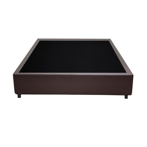 Base Box Casal Santo Box Sintético 40x138x188:marrom