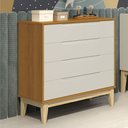 Ver imagem 2 de Cômoda Gaveteiro Classic Elfe Areia Acetinado Savana Natural - Reller
