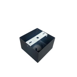 Spot Sobrepor Plafon Box Quadrado Preto + Led Dicróica 6,5w:branco (6500k) - 5