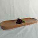 Ver imagem 2 de Centro de Mesa Decorativo de Madeira Natural 5x71x24cm Sala Jantar Decoração