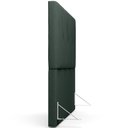 Ver imagem 6 de Cabeceira Cama Box Quenn 160 Cm Aurora W01 Linho Verde Musgo - Lyam Decor