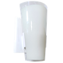 Ver imagem 1 de Arandela Paulistinha de Parede com Vidro Pintado:fosco Borda/branco