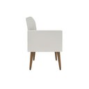 Ver imagem 5 de Kit Sófa 2 Lugares e 2 Poltronas para Sala de Estar Recepção Branco
