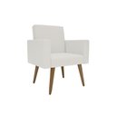 Ver imagem 4 de Kit Sófa 2 Lugares e 2 Poltronas para Sala de Estar Recepção Branco