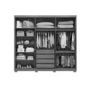 Ver imagem 3 de Guarda Roupa Casal 6PTAS c/Pés Venice Plus Cina/Ow Demóbile