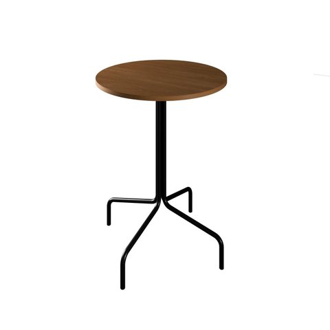 Mesa Bistrô Barcelona 80cm Marrom Acácia Mel