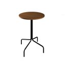 Ver imagem 1 de Mesa Bistrô Barcelona 80cm Marrom Acácia Mel