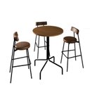 Ver imagem 5 de Mesa Bistrô Barcelona 80cm Marrom Acácia Mel