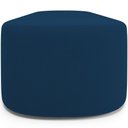 Ver imagem 4 de Cabeceira Cama Box Casal 195cm Lanna com Puff Recamier Doha W01 Suede Azul Marinho - Lyam Decor