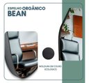 Ver imagem 3 de Espelho Orgânico Bean 60x40cm Moldura Couro Moderno Premium - Moldura Preto