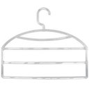Ver imagem 1 de 50 Cabides Transparentes Triplos para Calças Loja Closet Guarda Roupas Cinquetti