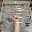 Ver imagem 5 de 50 Cabides Transparentes Triplos para Calças Loja Closet Guarda Roupas Cinquetti