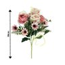 Buquê Artificial Mini Botões de Rosas Variadas 30cm - Mc Flores - 2