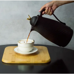 Garrafa Térmica Bird Café Chá Água Leite Luxo 1l Passarinho Preta - 7