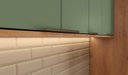 Ver mais imagens de Kit Cozinha 8 Peças 240cm em MDF Princess Yescasa Freijó e Sálvia