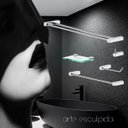 Ver imagem 4 de Kit de Acessórios Duplo para Banheiro Troia 5 Peças Prata 2090tr