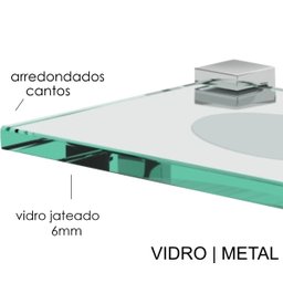 Saboneteira Dupla para Banheiro Troia Suporte Fenda Prata - 3